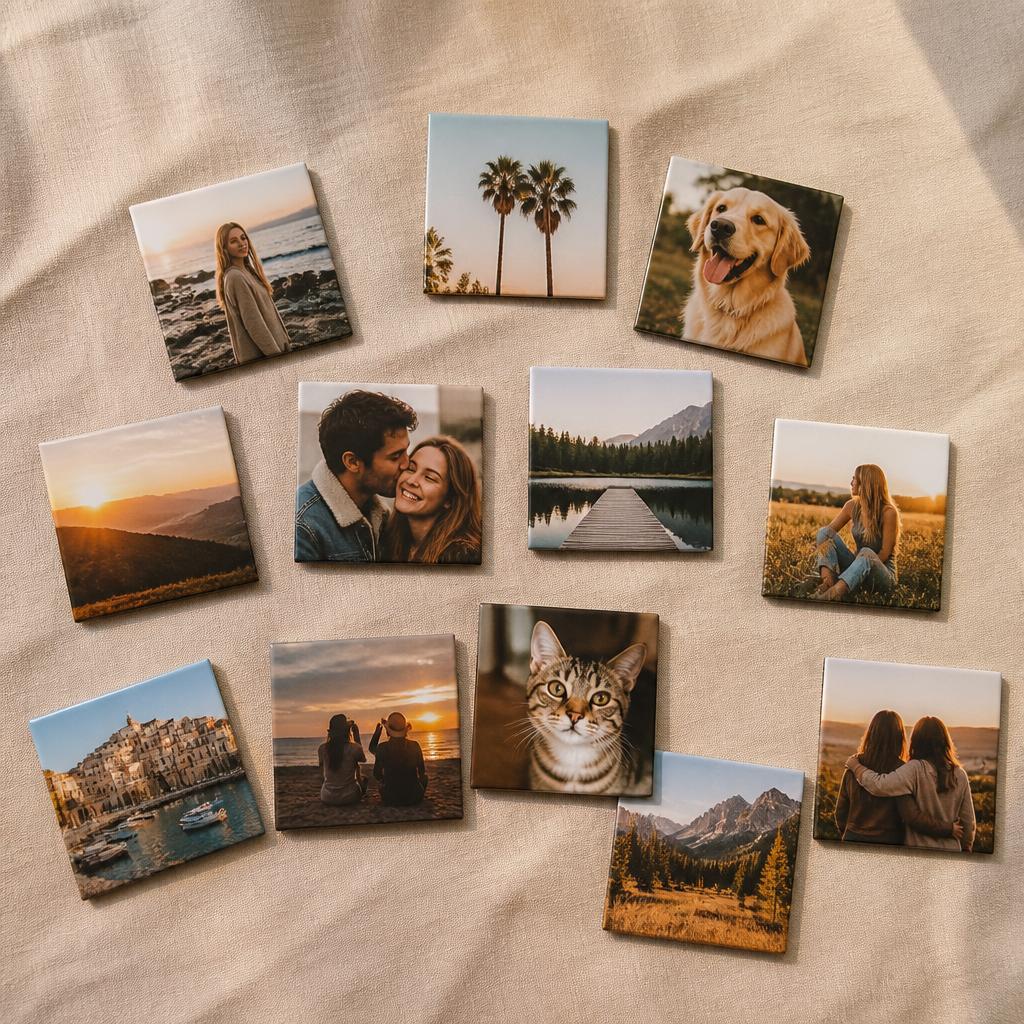 Square Custom Photo Magnet - 2" x 2"
