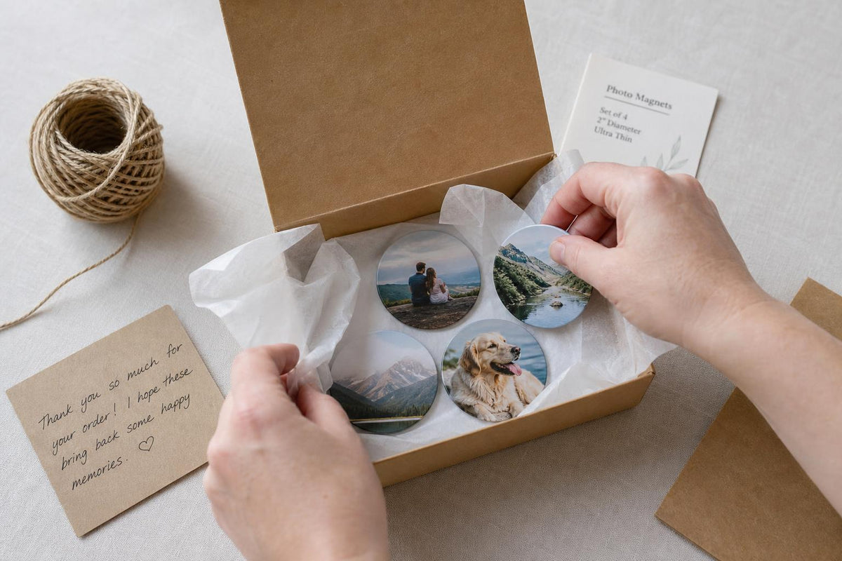 Round Custom Photo Magnet - 2.25"