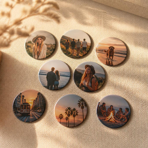 Round Custom Photo Magnet - 2.25"