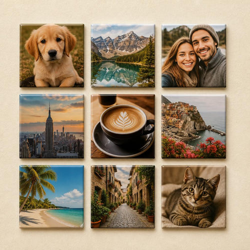 Square Custom Photo Magnet - 2" x 2"
